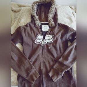 Fox zipper sweatshirt